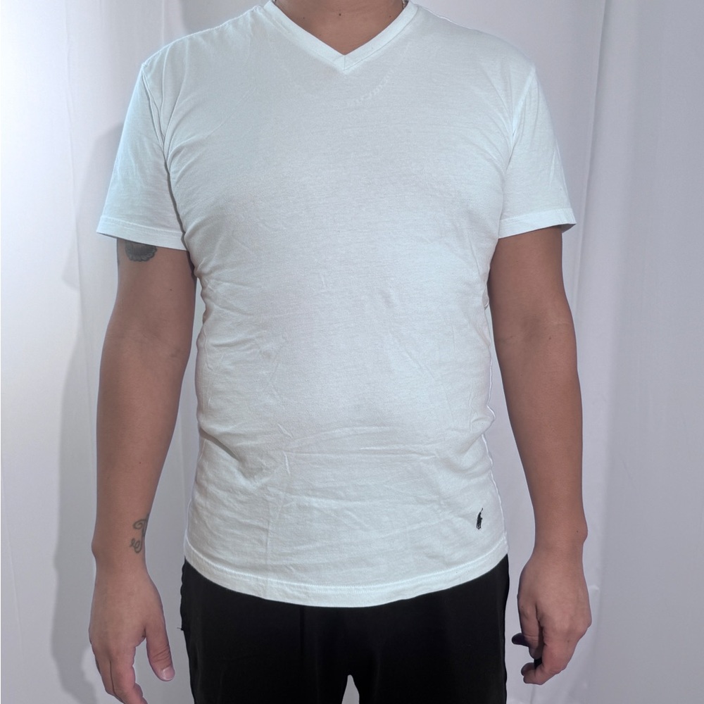 Ralph Lauren White Men’s T-Shirt Size Large | Classic Soft Essential Tee